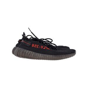 Adidas x Yeezy Boost 350 V2 Low Top Sneakers in Black Cotton
